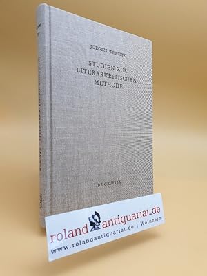 Bild des Verkufers fr Studien zur literarkritischen Methode. Gericht und Heil in Jesaia 7,1-17 und 29,1-8. Berlin, deGruyter, zum Verkauf von Roland Antiquariat UG haftungsbeschrnkt