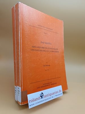 Imagen del vendedor de Das Manna. Ein literarische, etymologische und naturkundliche Untersuchung. a la venta por Roland Antiquariat UG haftungsbeschrnkt