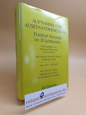 Nietzsche-Studien. Internationales Jahrbuch für die Nietzsche-Forschung. Hg. von Ernst Behler, Ma...