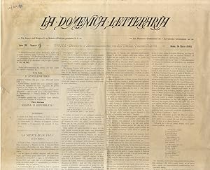 DOMENICA (LA) letteraria. Anno III. n. 13. 30 marzo 1884.