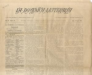 DOMENICA (LA) letteraria. Anno III. n. 29. 20 luglio 1884.