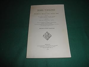 Diario Turolense de la primera mitad del siglo XVI escrito por Juan Gaspar Sanchez Muñoz. Publica...