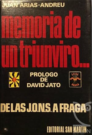 Imagen del vendedor de Memoria de un triunviro a la venta por LIBRERA SOLN