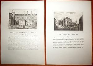 The Antiquities of England and Wales - CHRIST'S HOSPITAL, LONDON (Plates I and II)