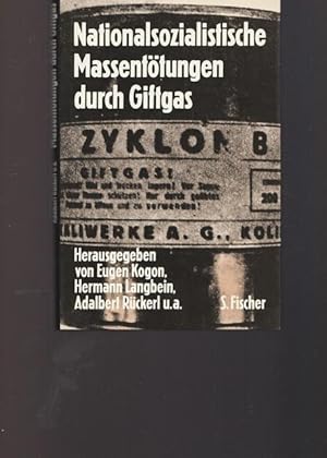 Bild des Verkufers fr Nationalsozialistische Massenttungen durch Gifftgas. zum Verkauf von Ant. Abrechnungs- und Forstservice ISHGW