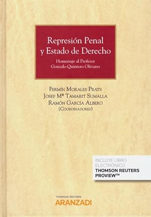 Immagine del venditore per Represin Penal y Estado de Derecho. Homenaje al Profesor Gonzalo Quintero Olivares. venduto da Vuestros Libros