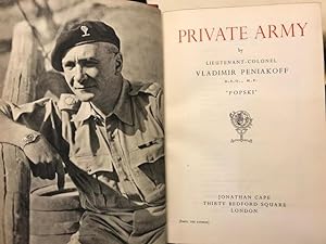 Private Army: Peniakoff, Vladimir 'Popski'