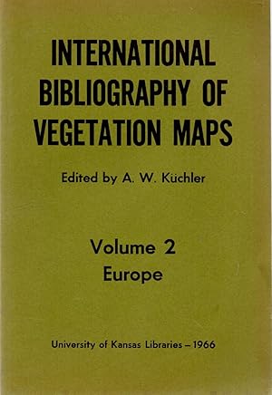 Image du vendeur pour International Bibliography of Vegetation Maps Volume 2 Europe mis en vente par Book Booth