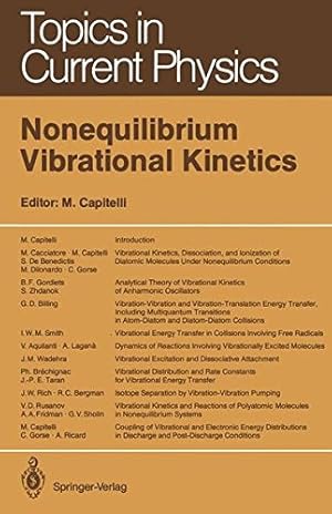 Image du vendeur pour Nonequilibrium Vibrational Kinetics (Topics in Current Physics, Band 39) mis en vente par NEPO UG