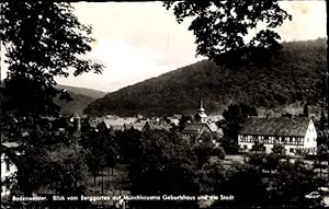 Bild des Verkufers fr Ansichtskarte / Postkarte Bodenwerder in Niedersachsen, Mnchhausens Geburtshaus und Stadt zum Verkauf von akpool GmbH