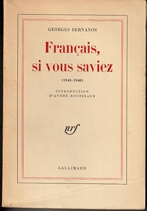 Image du vendeur pour Franais, si vous saviez (1945-1948) mis en vente par L'ivre d'Histoires