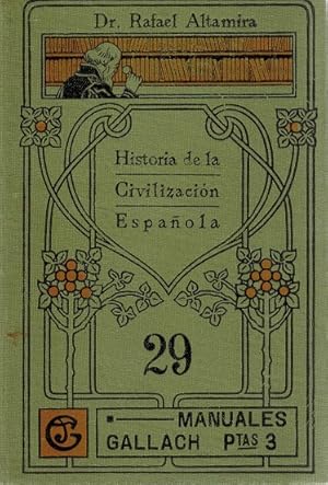 Imagen del vendedor de Historia de la civilizacin espaola. a la venta por La Librera, Iberoamerikan. Buchhandlung