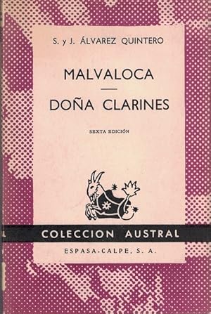 Imagen del vendedor de Malvaloca. Doa Clarines. a la venta por La Librera, Iberoamerikan. Buchhandlung