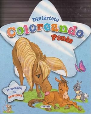 Immagine del venditore per Divirtete coloreando ponis. Edad: 4+. venduto da La Librera, Iberoamerikan. Buchhandlung