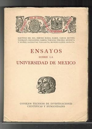 Seller image for Ensayos sobre la Universidad de Mxico. for sale by La Librera, Iberoamerikan. Buchhandlung