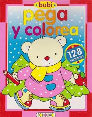Image du vendeur pour Pega y colorea. Contiene 128 pegatinas. Edad: 4+. mis en vente par La Librera, Iberoamerikan. Buchhandlung