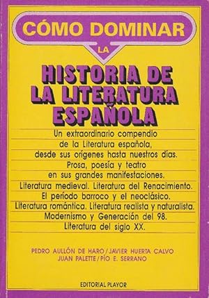 Historia de la literatura española.