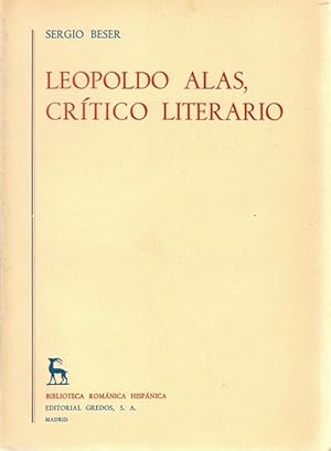 Seller image for Leopoldo Alas, crtico literario. for sale by La Librera, Iberoamerikan. Buchhandlung