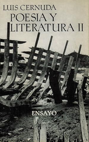 Imagen del vendedor de Poesa y literatura. Ensayo. Tomo II. a la venta por La Librera, Iberoamerikan. Buchhandlung