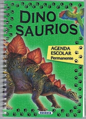 Dinosaurios. Agenda escolar permanente. (A partir de 7 años).