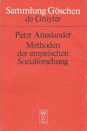 Seller image for Methoden der empirischen Sozialforschung. for sale by La Librera, Iberoamerikan. Buchhandlung