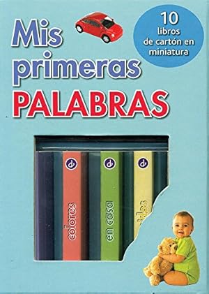 Mis primeras palabras. 10 libros de cartón en miniatura. Edad: 2+.