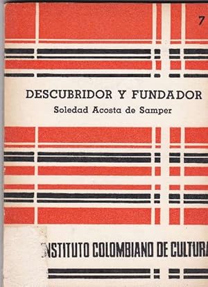 Seller image for Descubridor y fundador. for sale by La Librera, Iberoamerikan. Buchhandlung