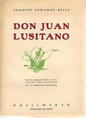 Bild des Verkufers fr Don Juan Lusitano. Ejercicios portugueses dedicados a los lectores de Ea de Queiroz con una carta del Dr. A. Ferreira D'Almeida. zum Verkauf von La Librera, Iberoamerikan. Buchhandlung