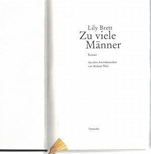 Bild des Verkufers fr Zu viele Mnner. Originaltitel: Too Many Men. Aus dem Amerikanischen von Melanie Walz. zum Verkauf von La Librera, Iberoamerikan. Buchhandlung