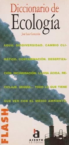Imagen del vendedor de Diccionario de Ecologa. a la venta por La Librera, Iberoamerikan. Buchhandlung