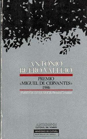 Image du vendeur pour Antonio Buero Vallejo. Premio de Literatura en Lengua Castellana Miguel de Cervantes 1986. mis en vente par La Librera, Iberoamerikan. Buchhandlung