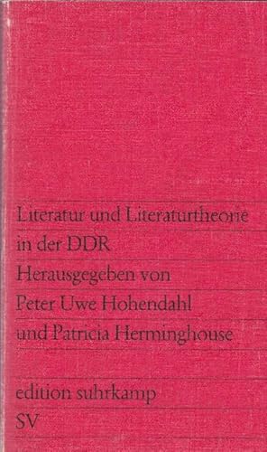 Imagen del vendedor de Literatur und Literaturtheorie in der DDR. a la venta por La Librera, Iberoamerikan. Buchhandlung