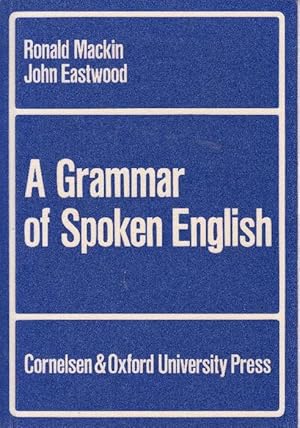 Seller image for A Grammer of Spoken English. for sale by La Librera, Iberoamerikan. Buchhandlung