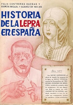 Bild des Verkufers fr Historia de la Lepra en Espaa. zum Verkauf von La Librera, Iberoamerikan. Buchhandlung
