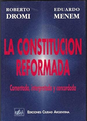 Immagine del venditore per Constitucin reformada, La. venduto da La Librera, Iberoamerikan. Buchhandlung