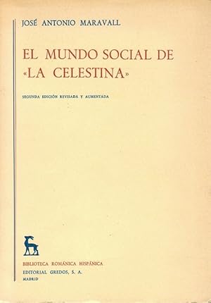 Mundo social de «La Celestina». [Ejemplar intonso].