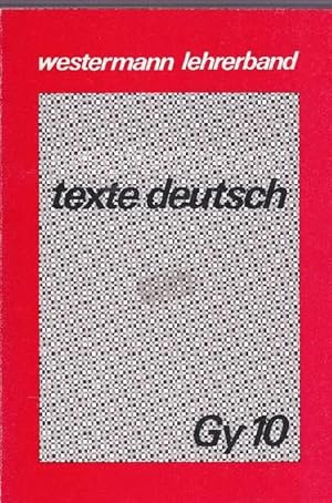 Seller image for Texte Deutsch. for sale by La Librera, Iberoamerikan. Buchhandlung