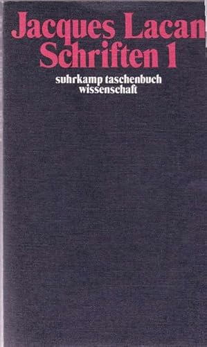 Jacques Lacan Schriften 1. (Suhrkamp Taschenbuch Wissenschaft 137)