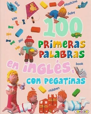 Imagen del vendedor de 100 primeras palabras en ingls con pegatinas. Edad: 5+. a la venta por La Librera, Iberoamerikan. Buchhandlung