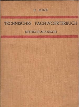 Seller image for Technisches Fachwoerterbuch. Deutsch-Spanisch. for sale by La Librera, Iberoamerikan. Buchhandlung