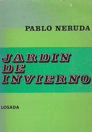 Seller image for Jardn de invierno. for sale by La Librera, Iberoamerikan. Buchhandlung