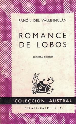 Bild des Verkufers fr Romance de lobos. Austral No.681. zum Verkauf von La Librera, Iberoamerikan. Buchhandlung