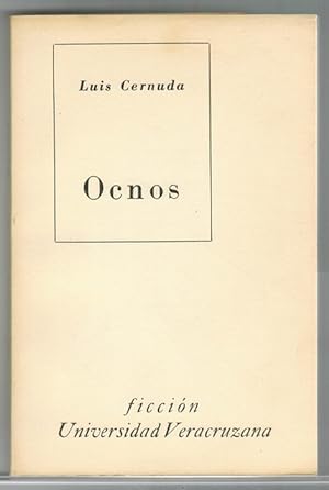 Imagen del vendedor de Ocnos. a la venta por La Librera, Iberoamerikan. Buchhandlung
