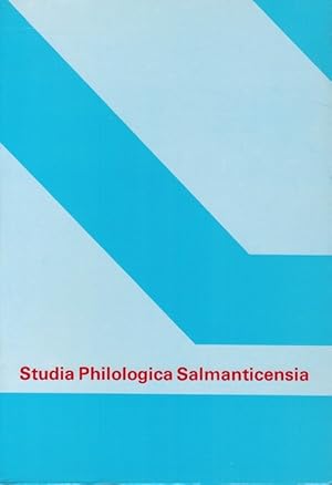 Imagen del vendedor de Studia Philologica Salmanticensia. Nm. 2. a la venta por La Librera, Iberoamerikan. Buchhandlung