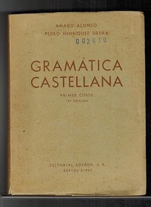 Seller image for Gramtica castellana. Segundo curso. for sale by La Librera, Iberoamerikan. Buchhandlung