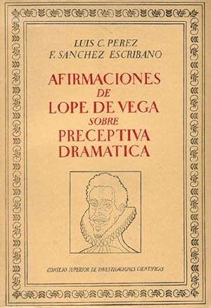 Immagine del venditore per Afirmaciones de Lope de Vega sobre preceptiva dramatica, a base de cien comedias. venduto da La Librera, Iberoamerikan. Buchhandlung