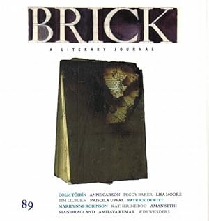 Brick. A literary journal. Number 89.