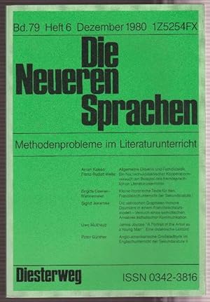 Seller image for Neueren Sprachen, Die. Methodenprobleme im Literaturunterricht (Themenheft). Bd. 79. Heft 6/1980. (Zeitschrift fr Forschung, Unterricht und Kontaktstudium auf dem Fachgebiet der modernen Fremdsprachen) Mit beigelegtem Jahresinhaltsverzeichnis 1980. for sale by La Librera, Iberoamerikan. Buchhandlung