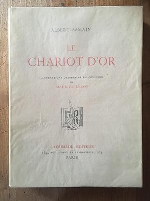 Imagen del vendedor de Le chariot d'or a la venta por Librairie des Possibles