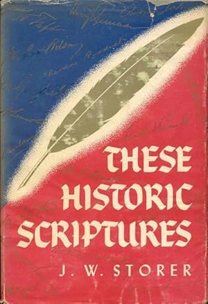 Seller image for These Historic Scriptures for sale by Bookmarc's